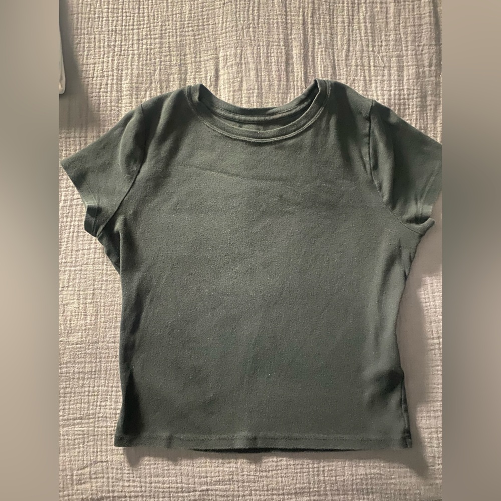 Hollister Womens Baby Tee Black Size M